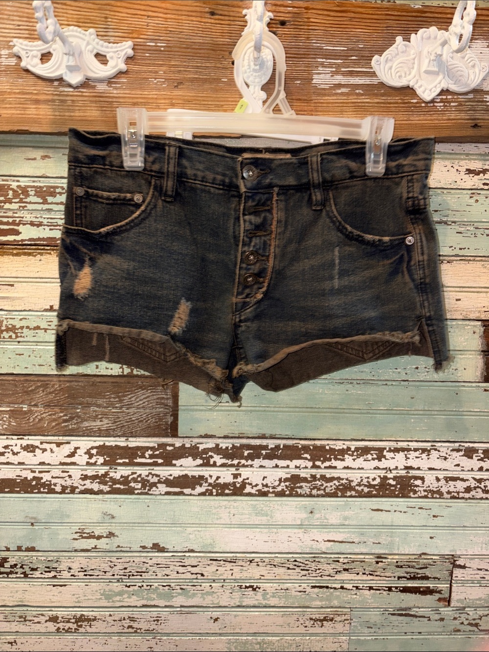 Free People Men’s Dark Blue Skinny Jeans